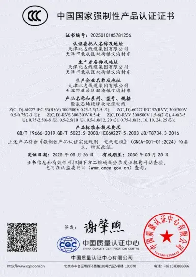 Iec 60227 Rvv Pvc Insulated Multi Core Cable